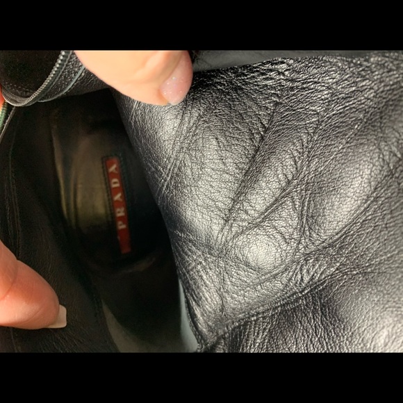 PRADA SUEDE ANKLE BOOTS - Picture 5 of 8